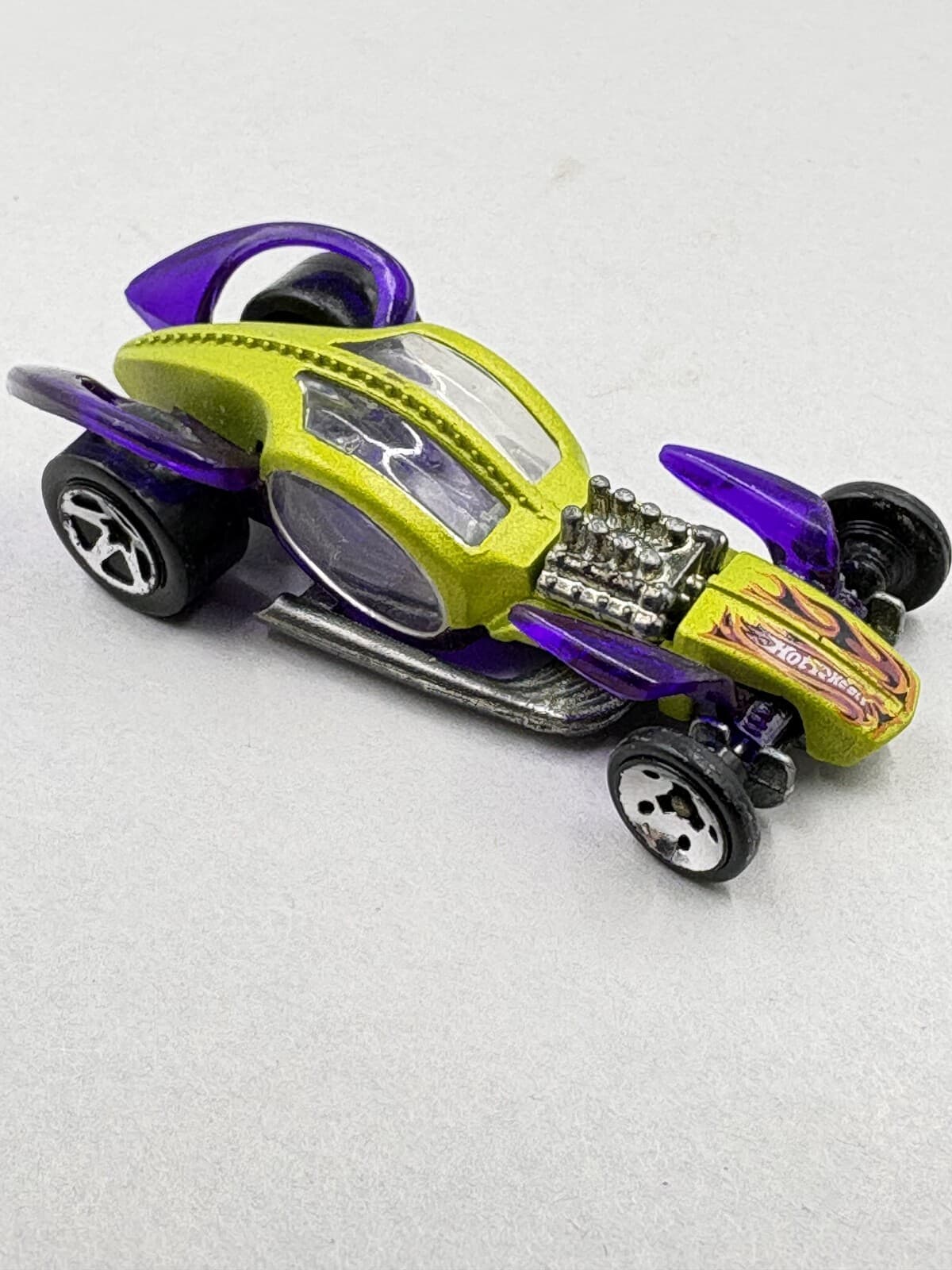 Hot Wheels Krazy 8s Lime Green Purple 1:64 Diecast Loose Malaysia