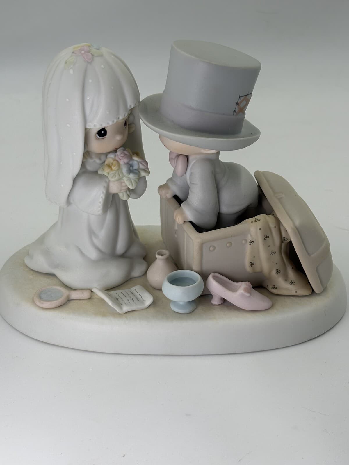 Precious Moments Heaven Bless Your Togetherness 106755 Wedding Figurine Box