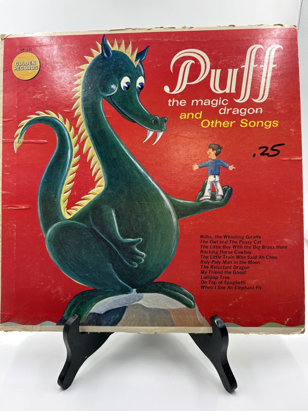 Puff the Magic Dragon & Other Songs Golden Records LP 149 Vinyl Record
