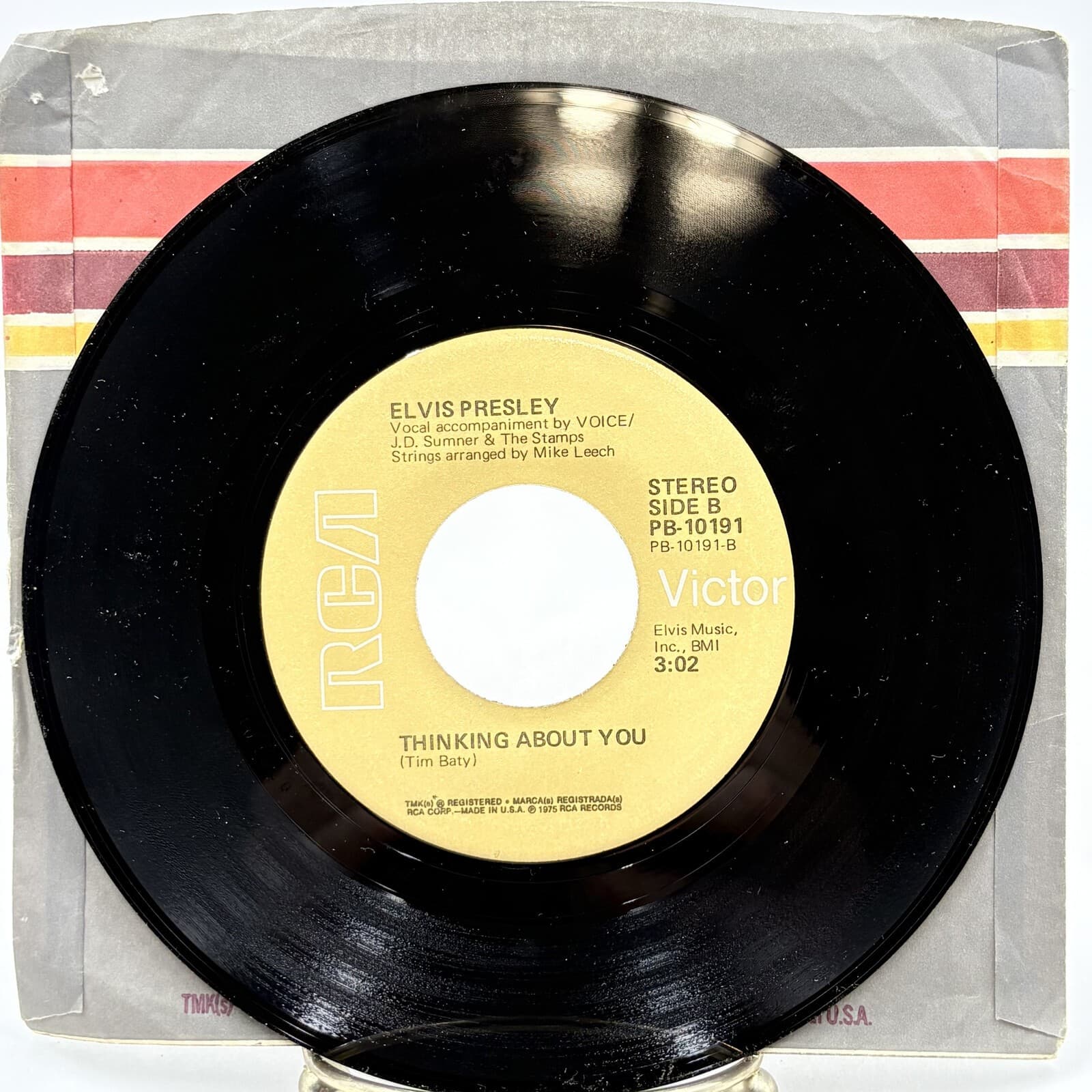 Elvis Presley My Boy / Thinking About You 1975 RCA PB-10191 7" 45