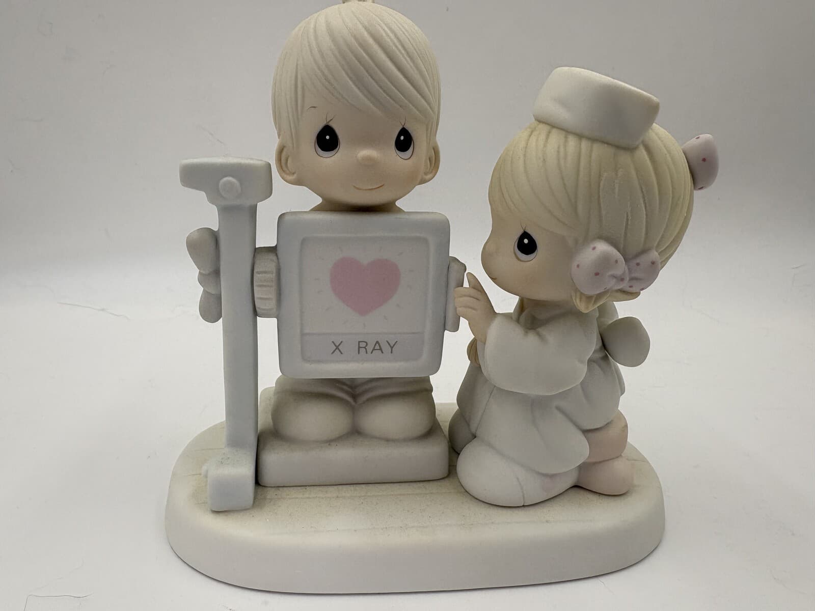 Precious Moments My Heart Is Exposed With Love 520624 1988 Nurse Figurine