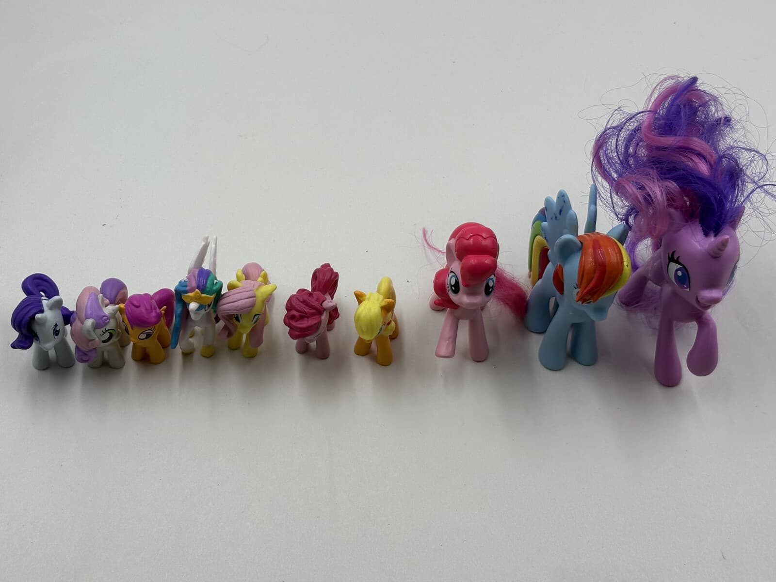 My Little Pony G4 Mixed Figure Lot of 10 Rainbow Dash Twilight Pinkie Pie