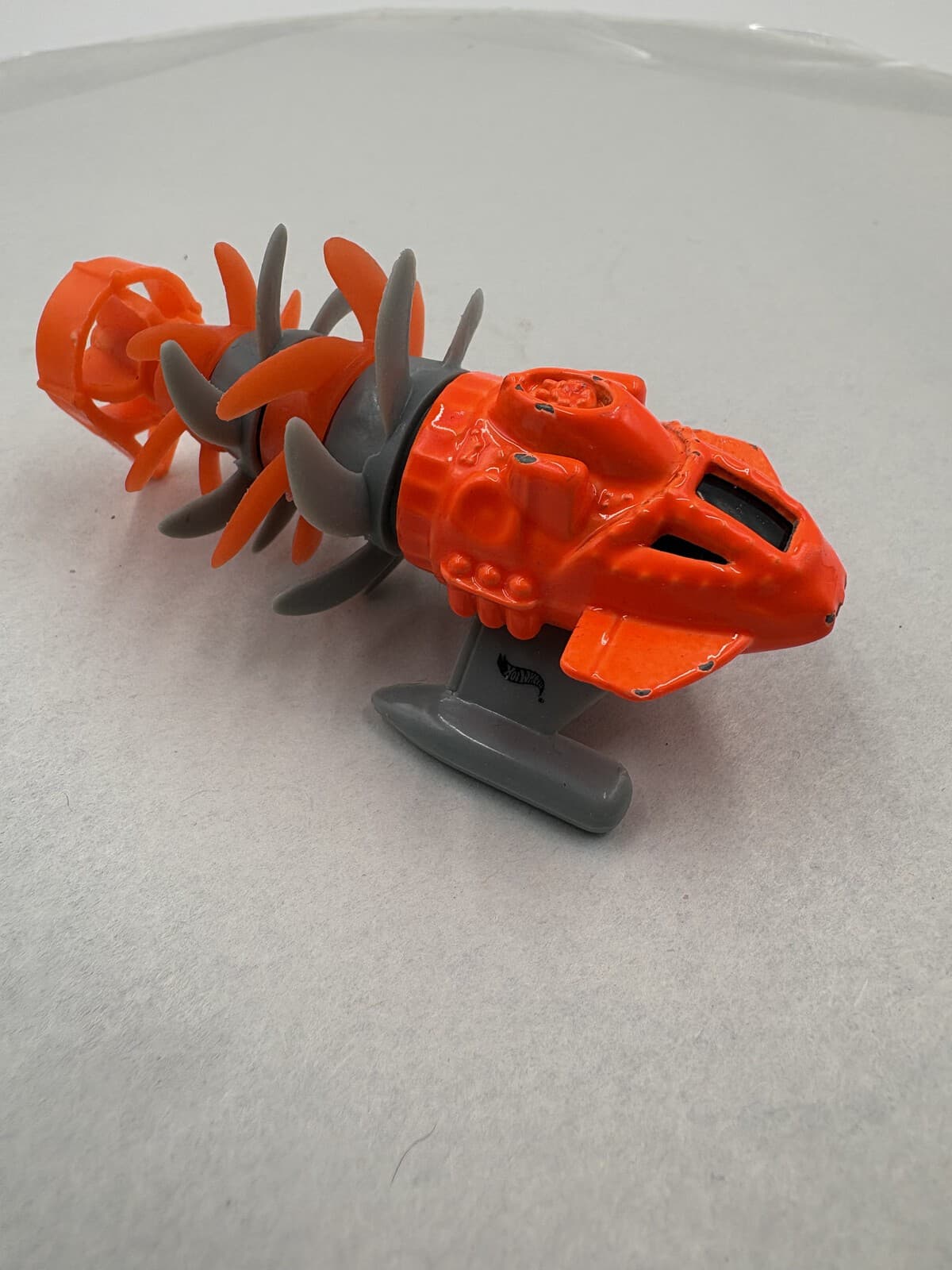 2001 Hot Wheels #236 Submarine Fathom This Orange Gray Loose Malaysia