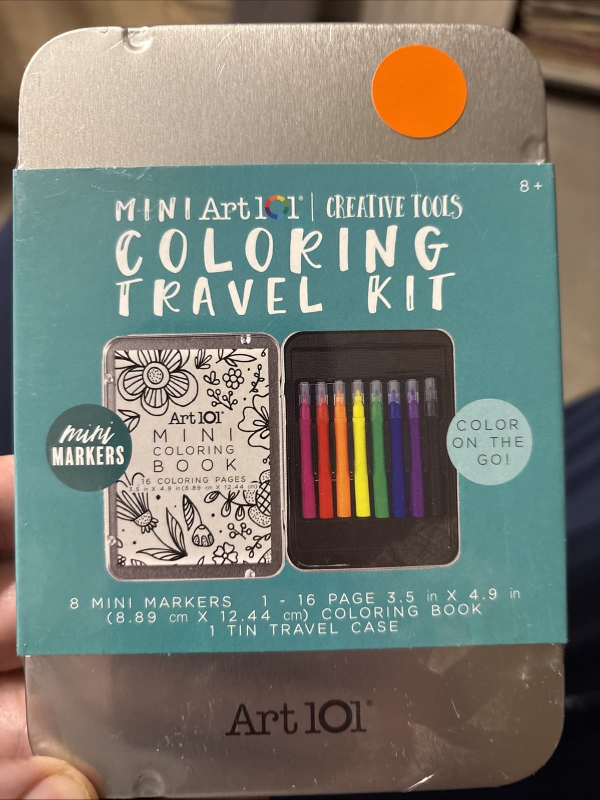 Mini Art 101 Coloring Travel Kit Creative Tools Mini Markers