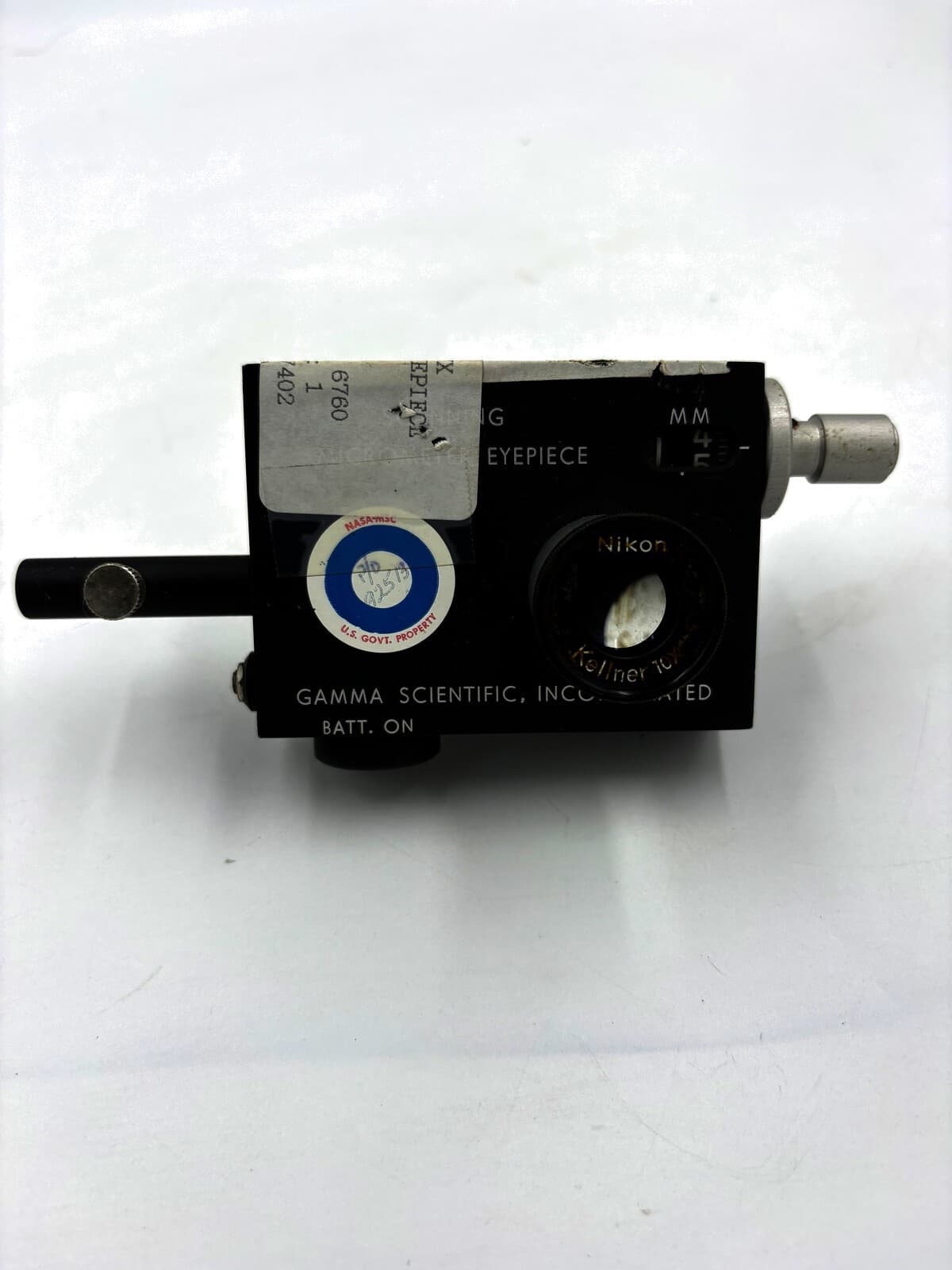 Gamma Scientific 700-10-64 Scanning Micrometer Eyepiece NASA Nikon 10x