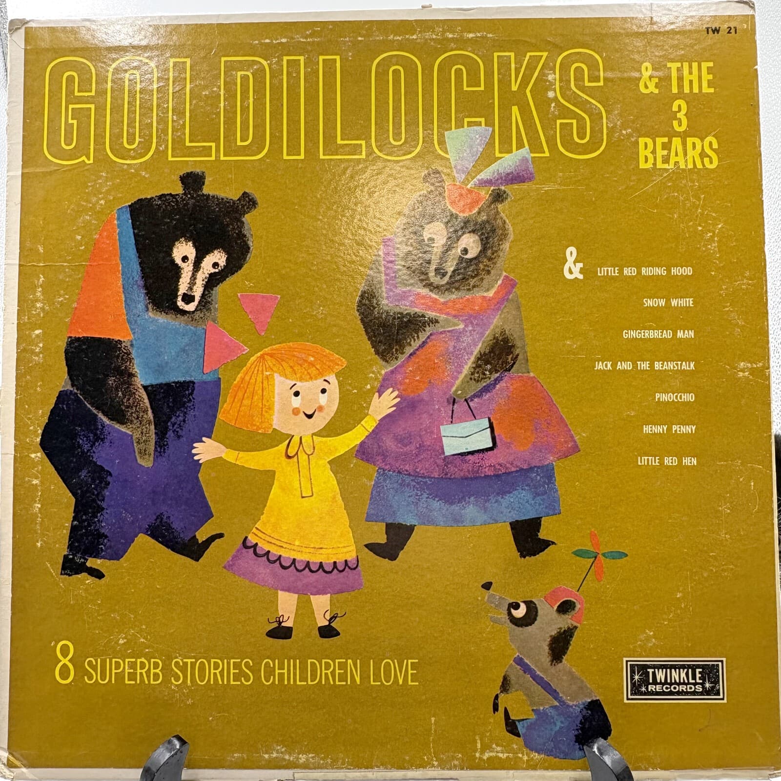 Twinkle TW-21 Goldilocks & the 3 Bears LP Children's Stories