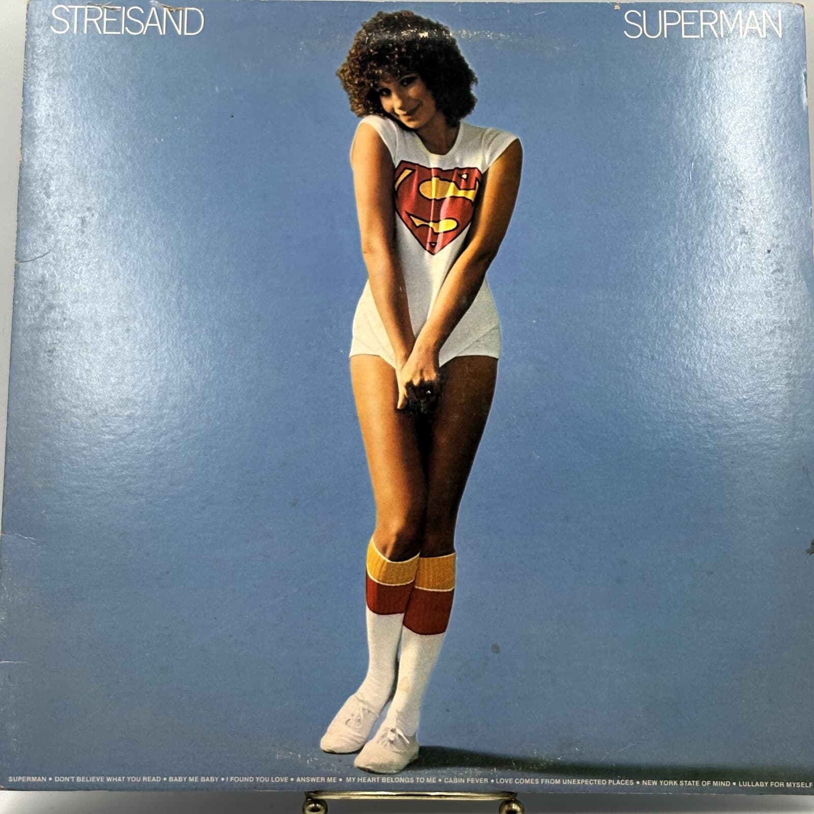 Barbra Streisand Streisand Superman LP 1977 Columbia JC 34830