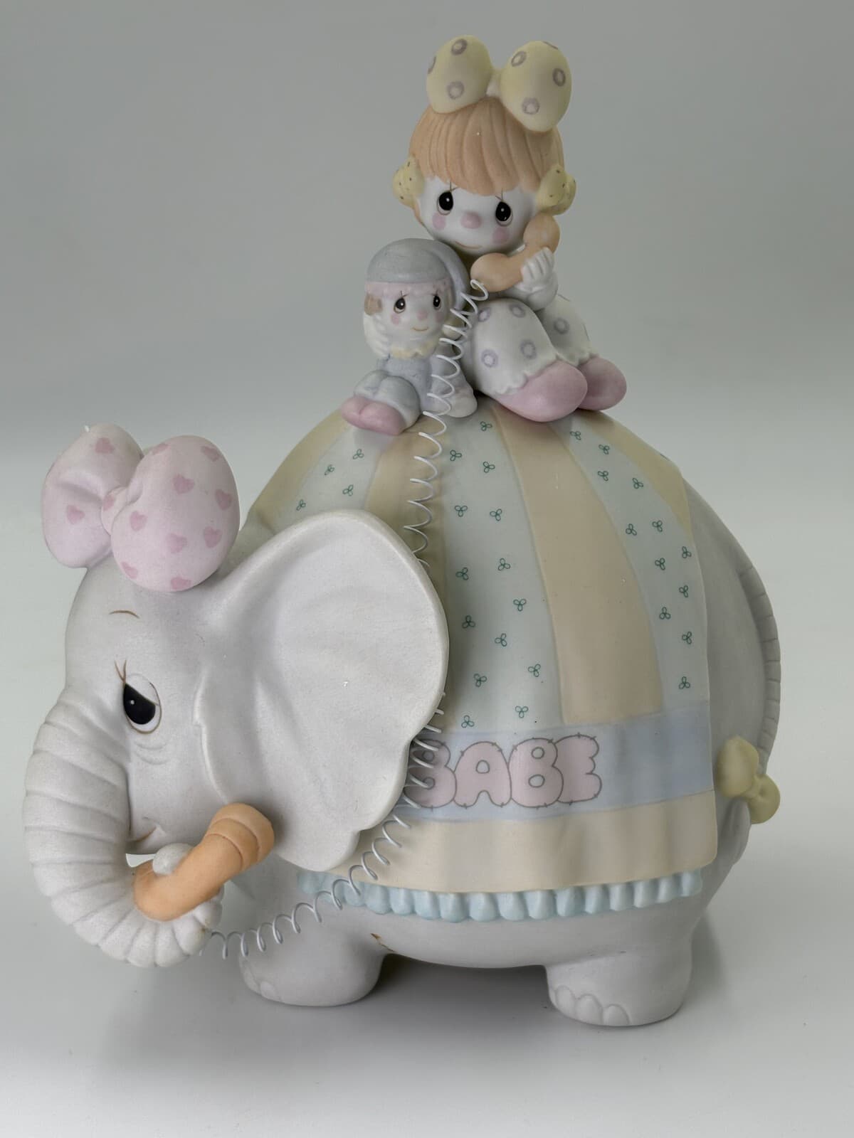 Precious Moments Enesco 102520 Let's Keep in Touch Music Box 1986