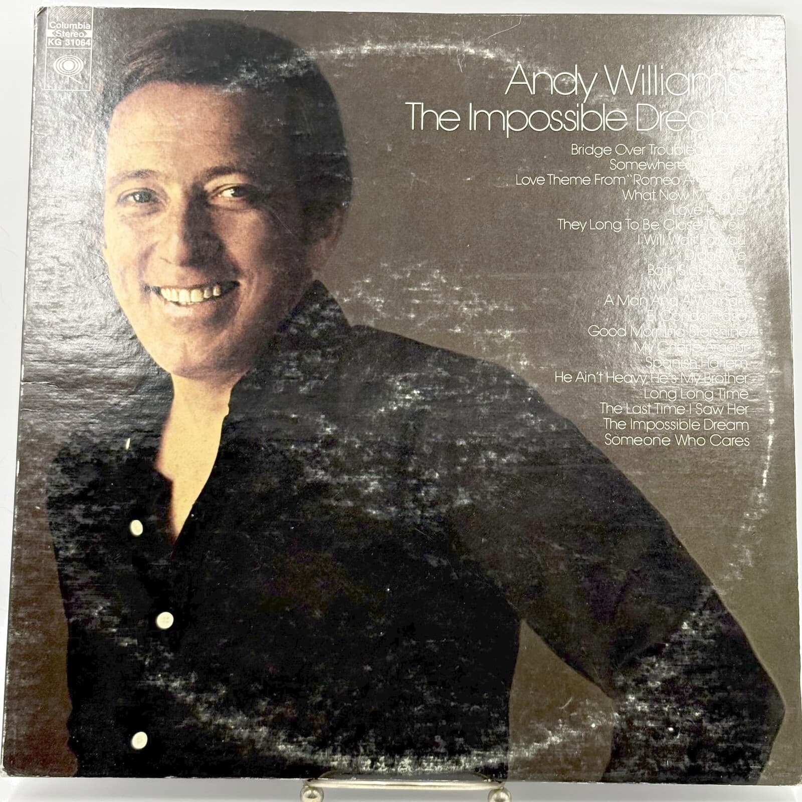 Andy Williams The Impossible Dream 2 LP Columbia KG 31064 Gatefold