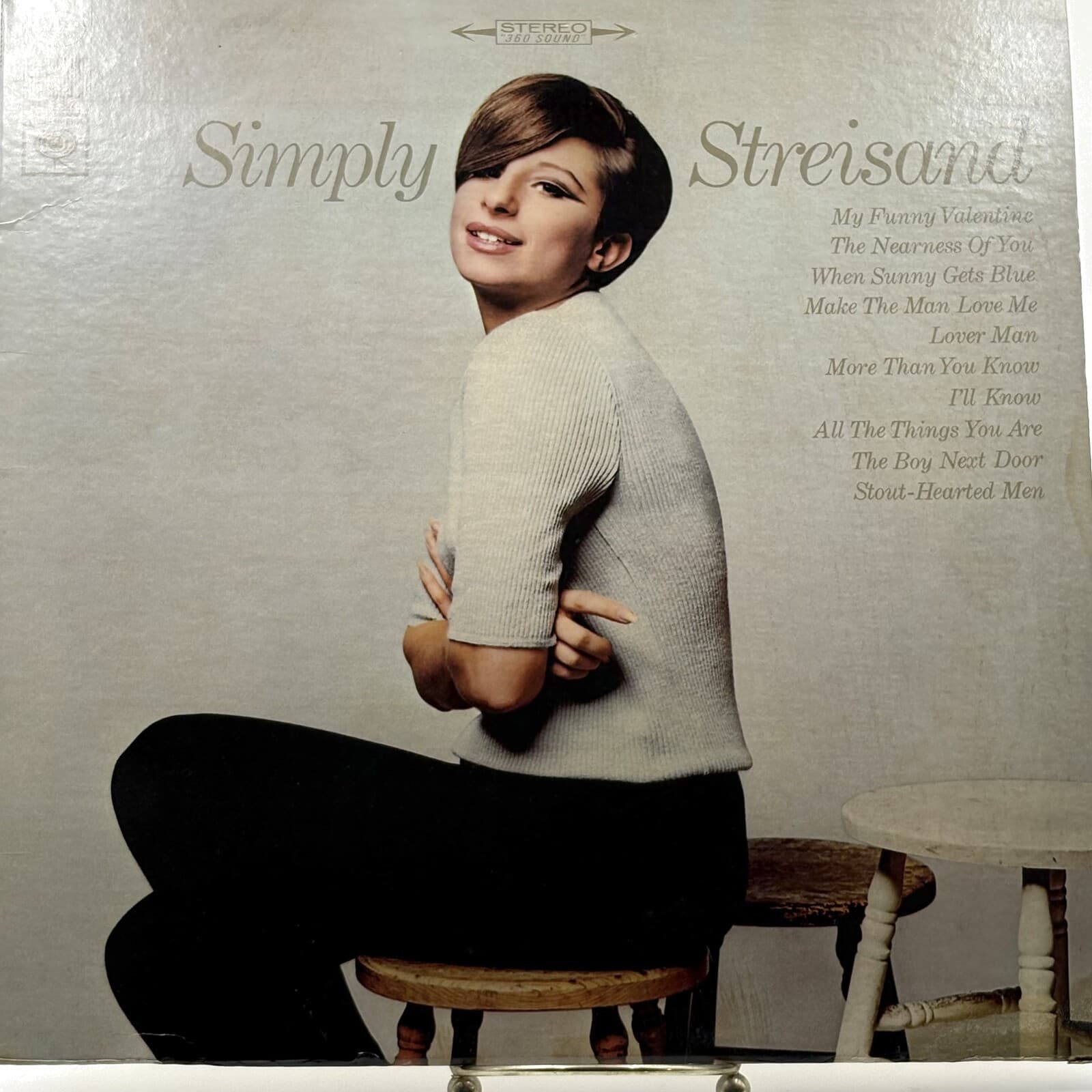 Barbra Streisand Simply Streisand LP Columbia CS 9482 1967 Stereo