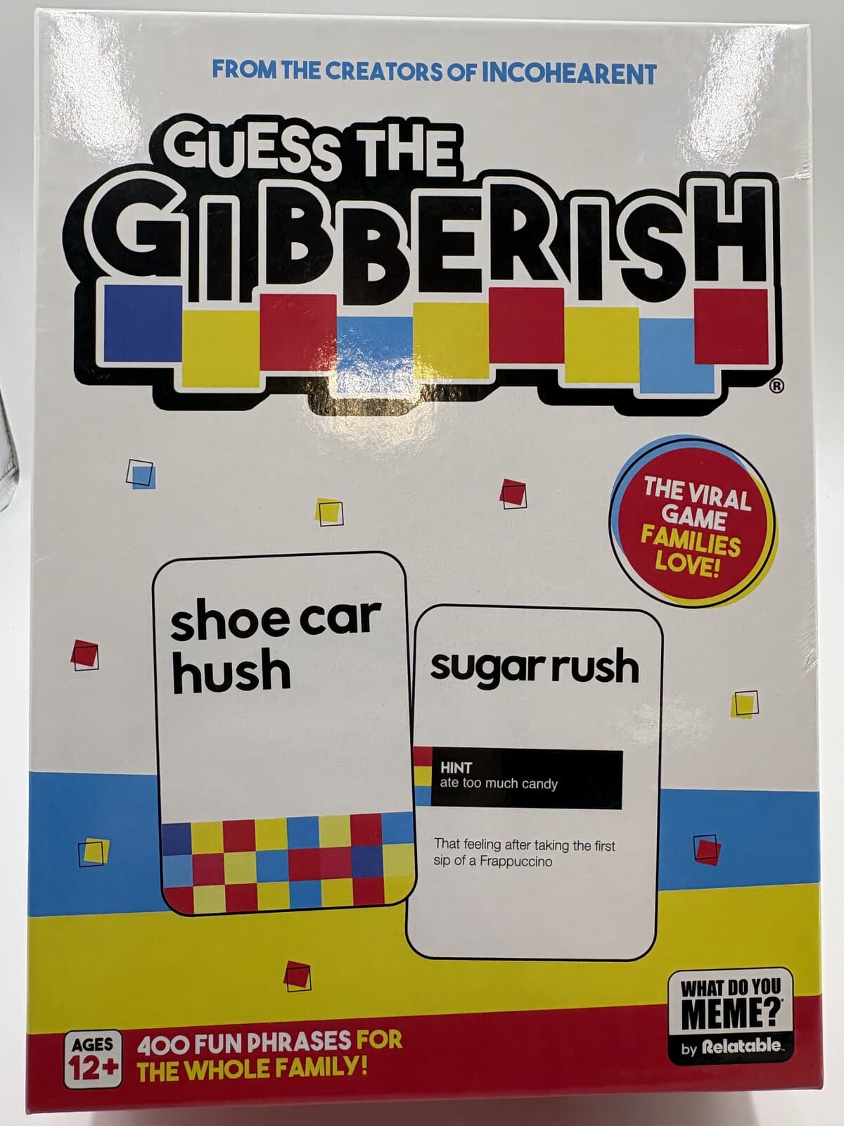 Guess the Gibberish Family Game by Relatable 400 Cards ICH431