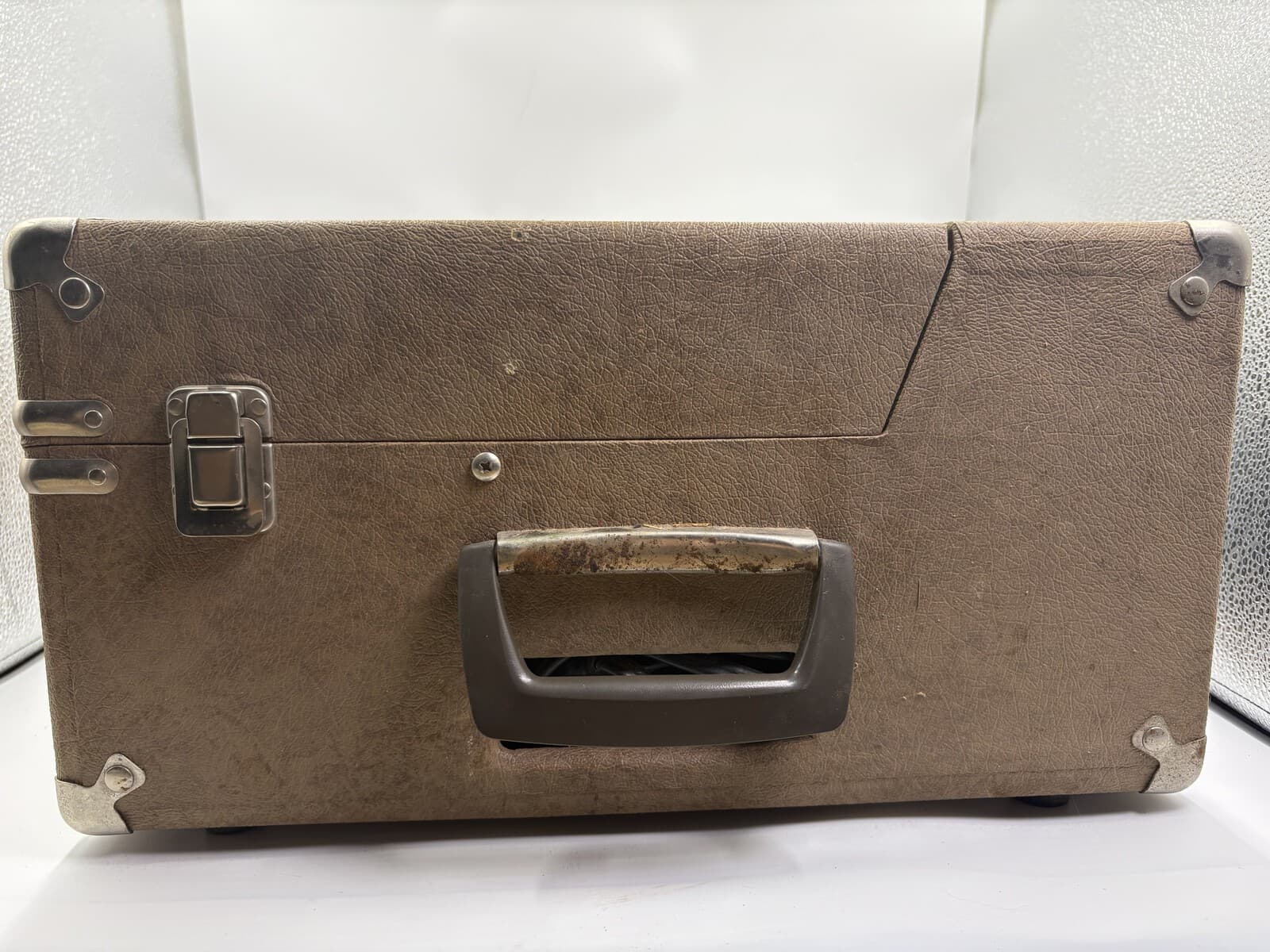 Audiotronics 304A Vintage 4-Speed Portable Record Player Tested Working