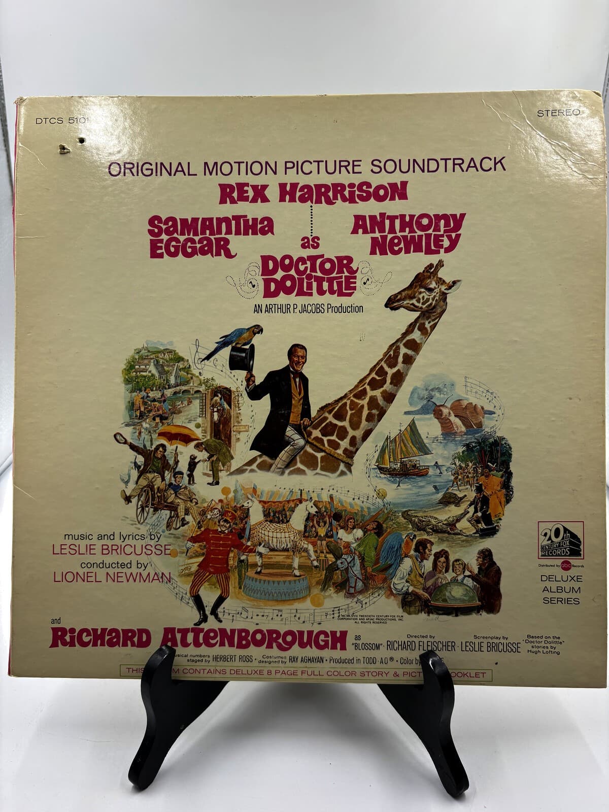 Doctor Dolittle Soundtrack LP 1967 DTCS 5101 Rex Harrison Booklet