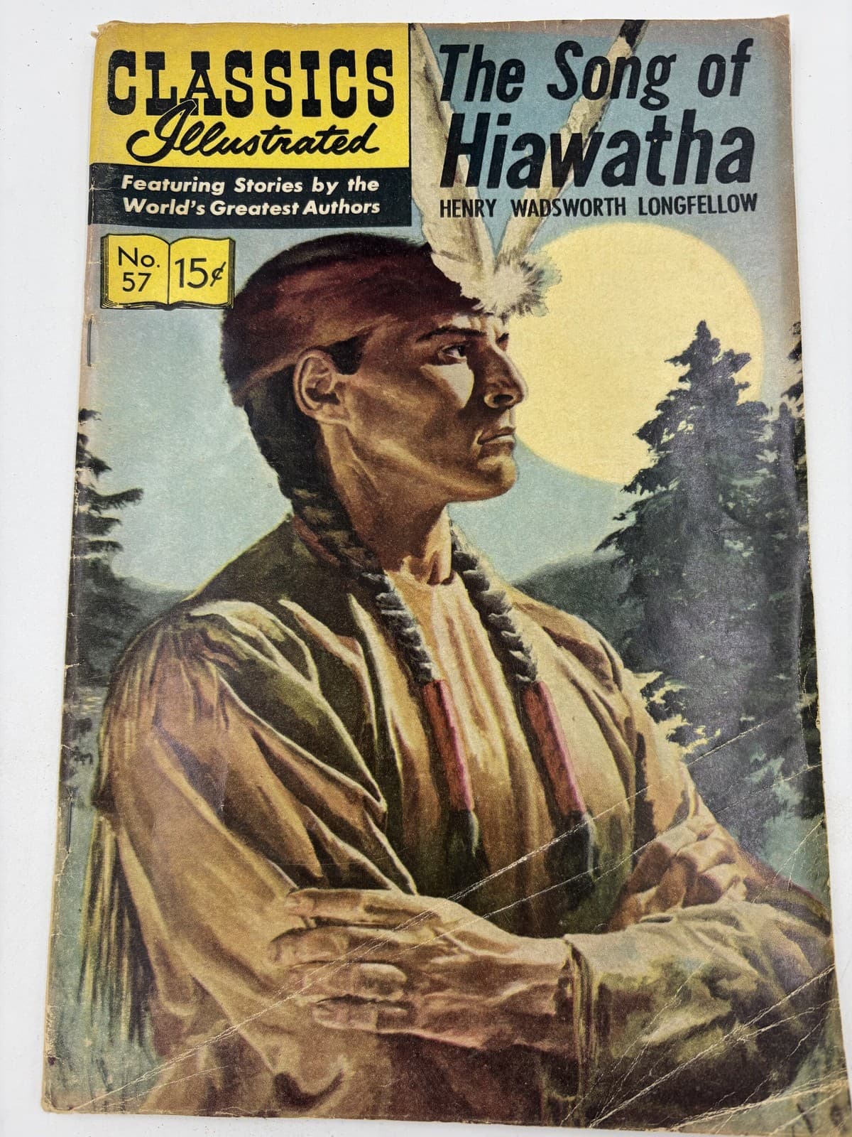 Classics Illustrated #57 Song of Hiawatha 15c Sep 1964 Comic