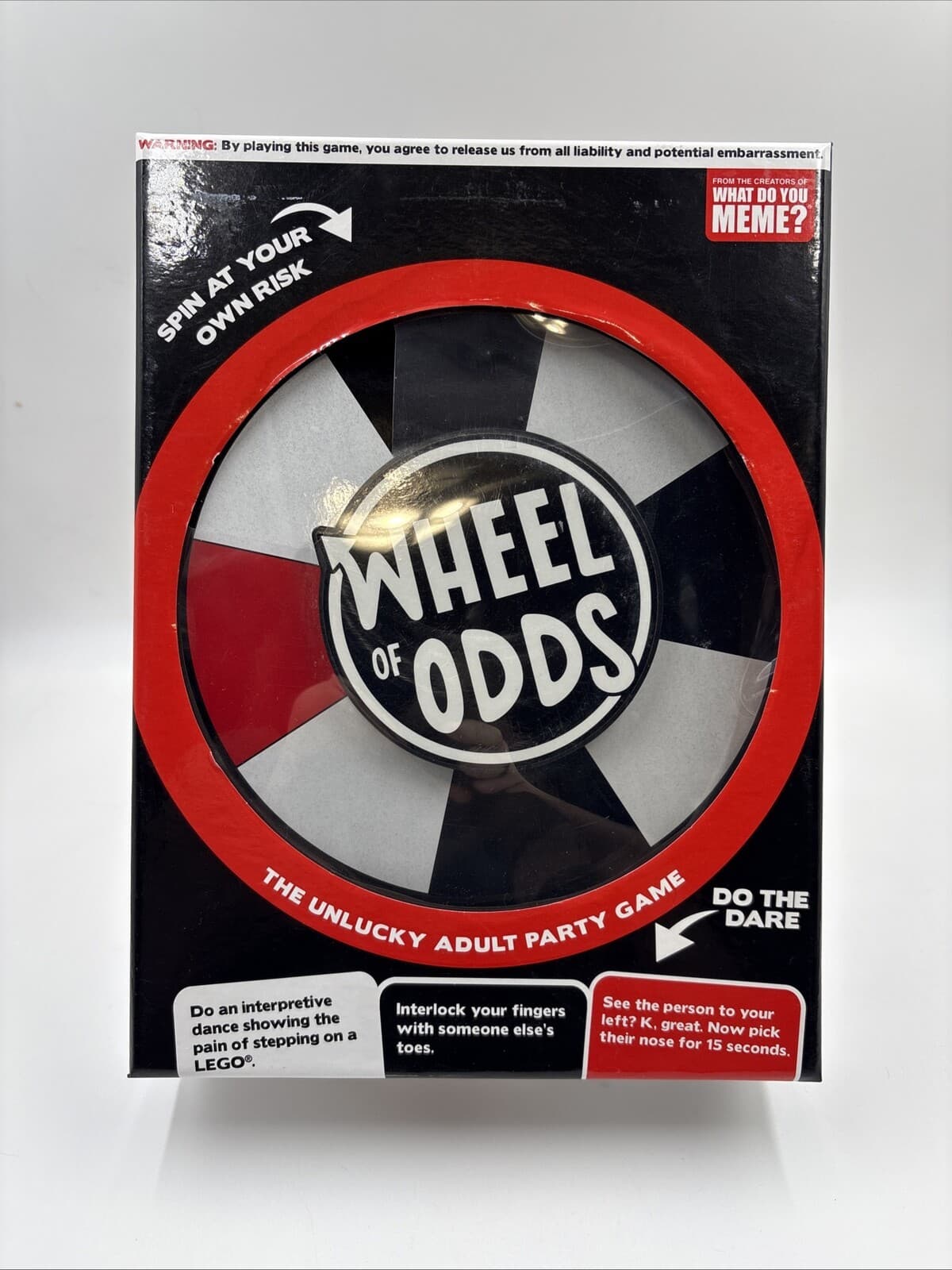 Wheel of Odds Adult Party Game by What Do You Meme? 300 Cards