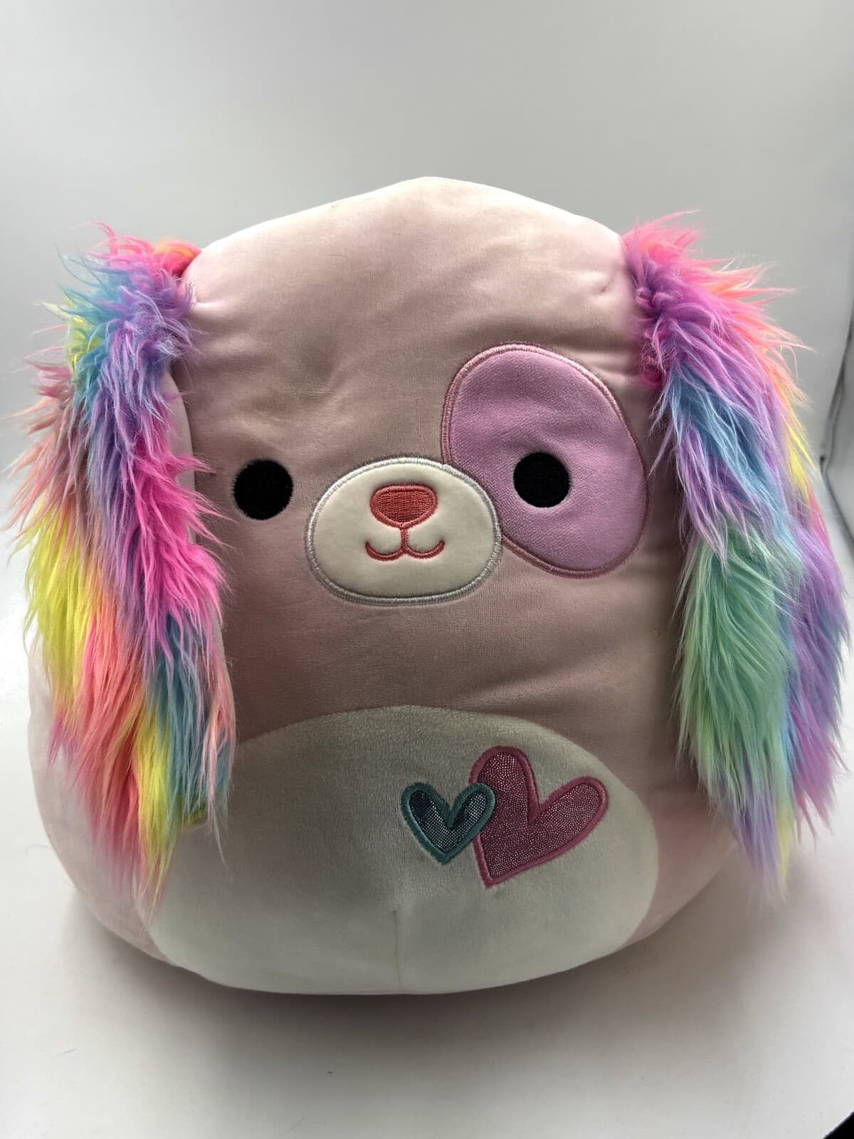 Squishmallows Bryce Dog 12 in Plush S12 #1054 Valentine Hearts W/ Tag