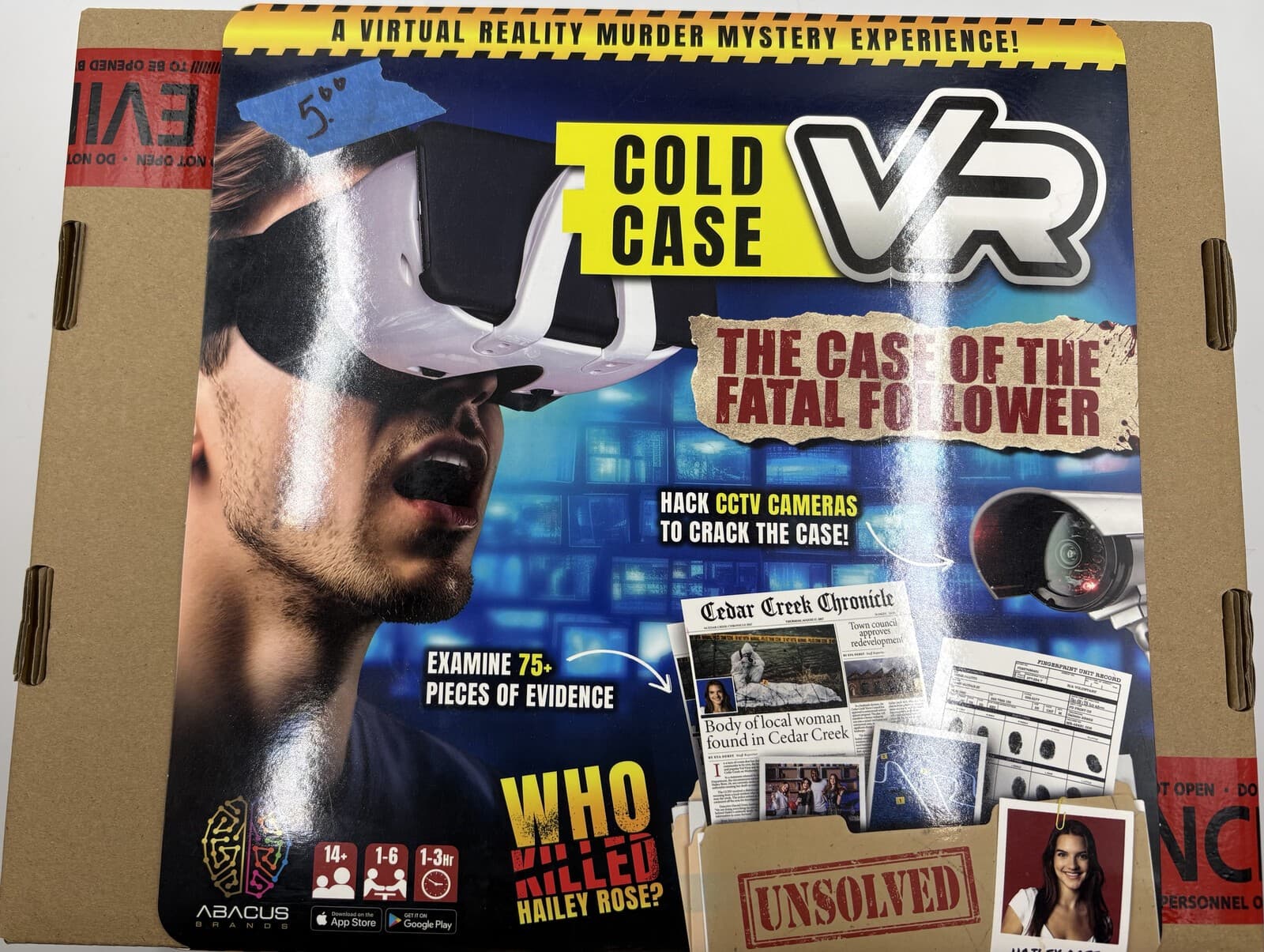 Abacus Cold Case VR The Case of the Fatal Follower Sealed