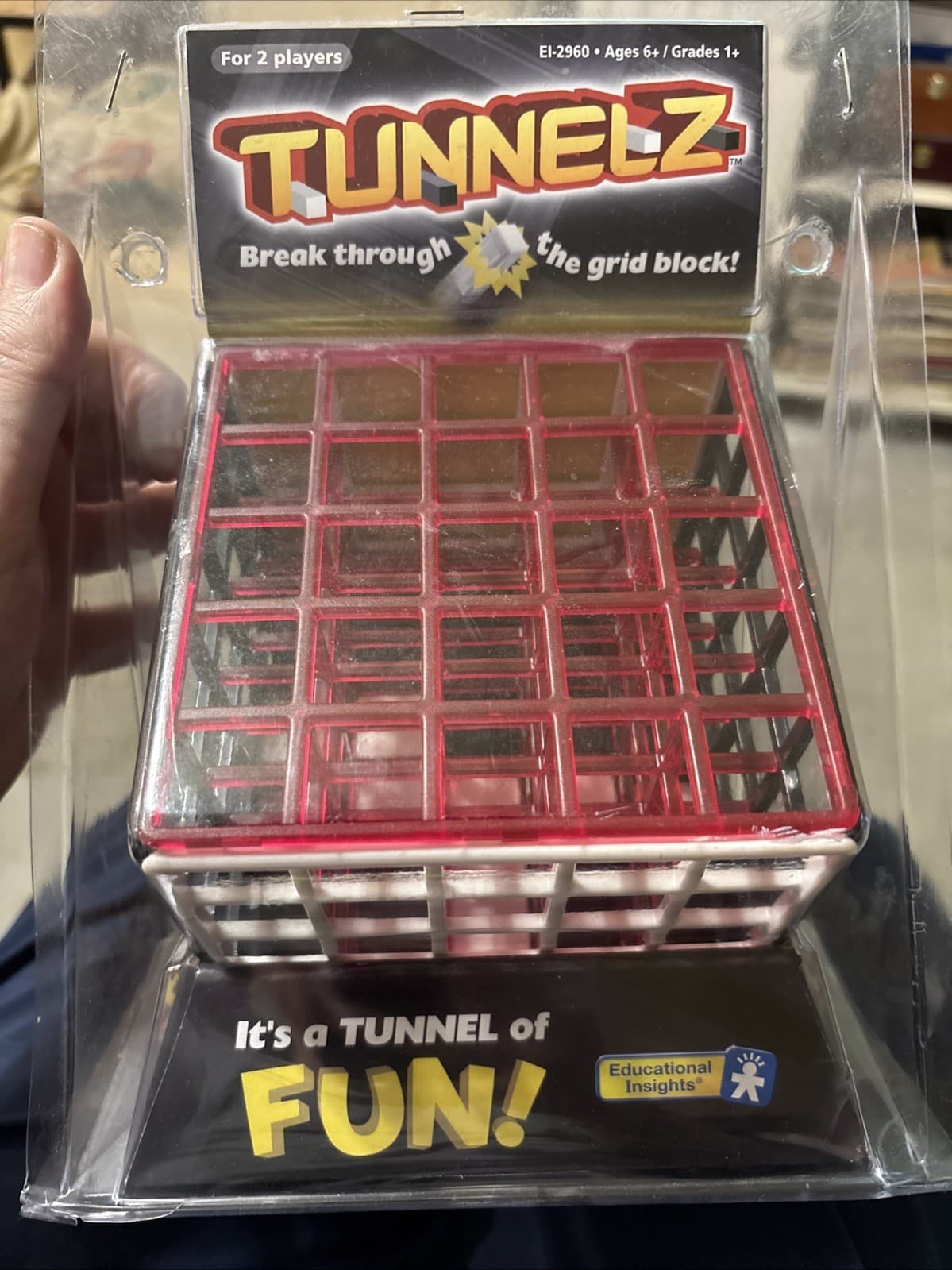 Brand New Sealed 2006 TUNNELZ Strategy Game 3D Cube Maze Race Brain Complete