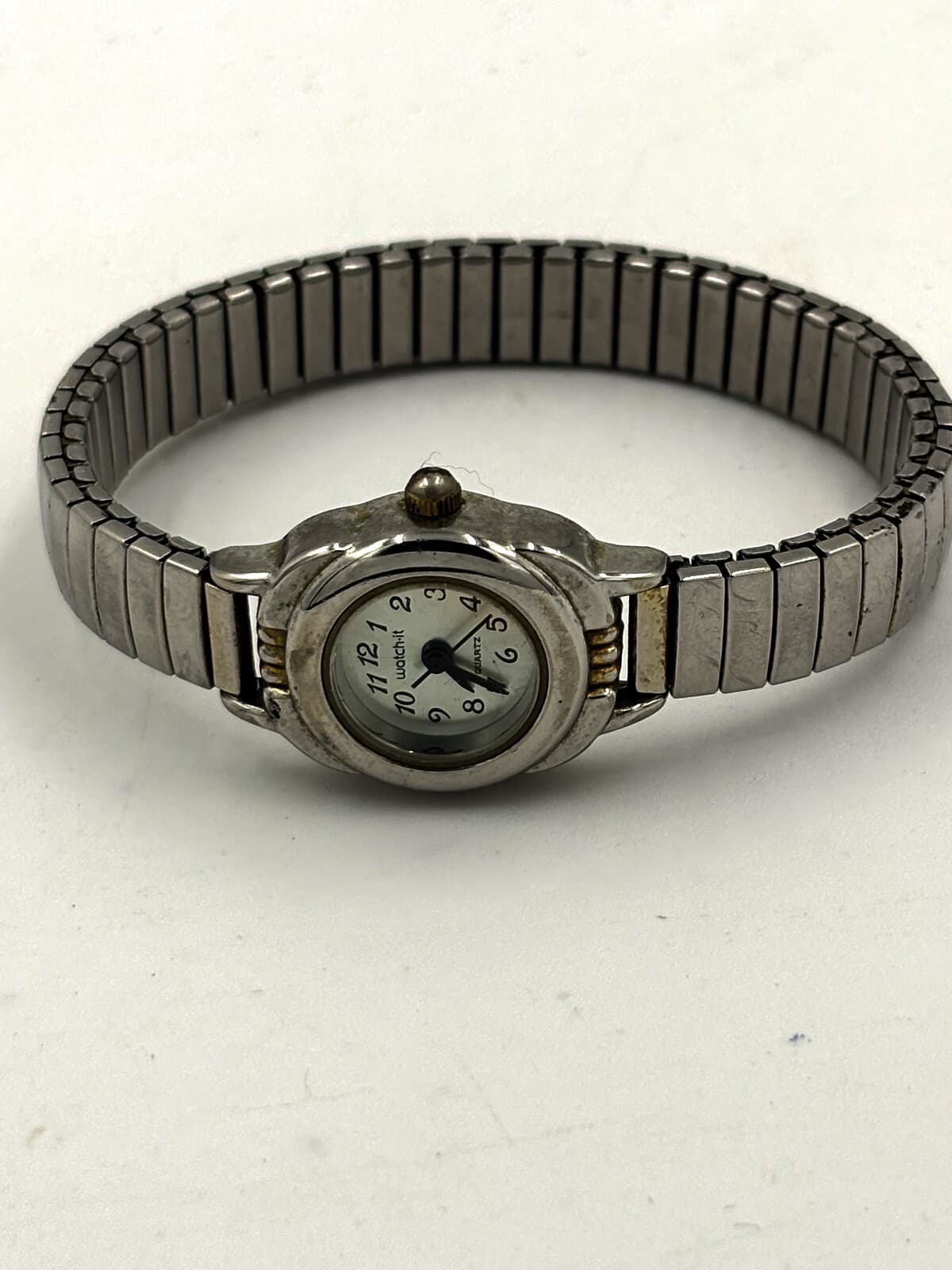Watch-It MLN-3005 Womens Quartz Stretch Watch New Battery Working