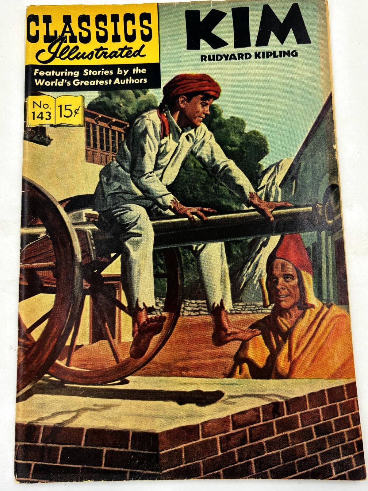 Classics Illustrated #143 Kim HRN 167 August 1965 15c Comic