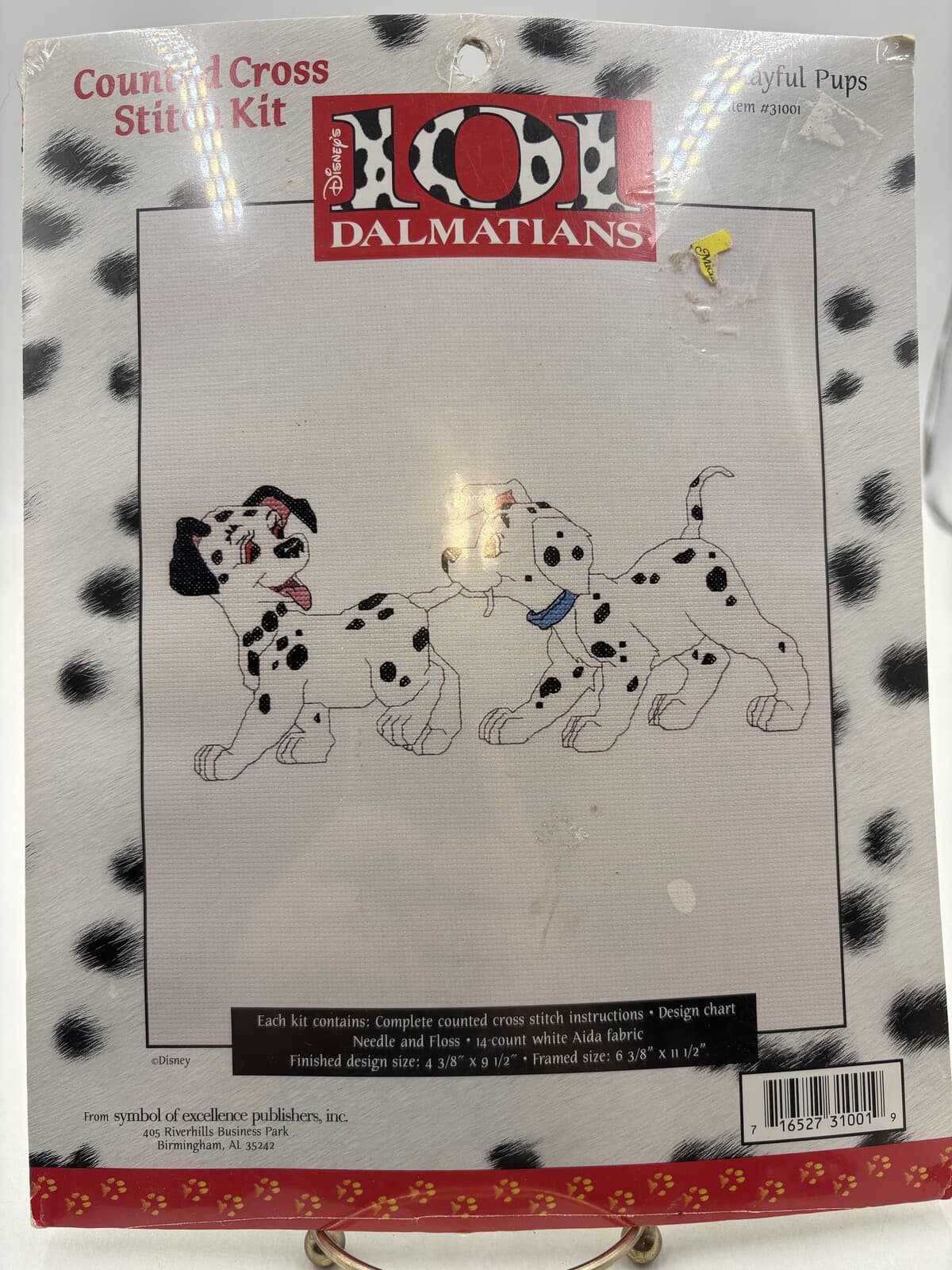 Disney 101 Dalmatians Playful Pups Counted Cross Stitch Kit #31001