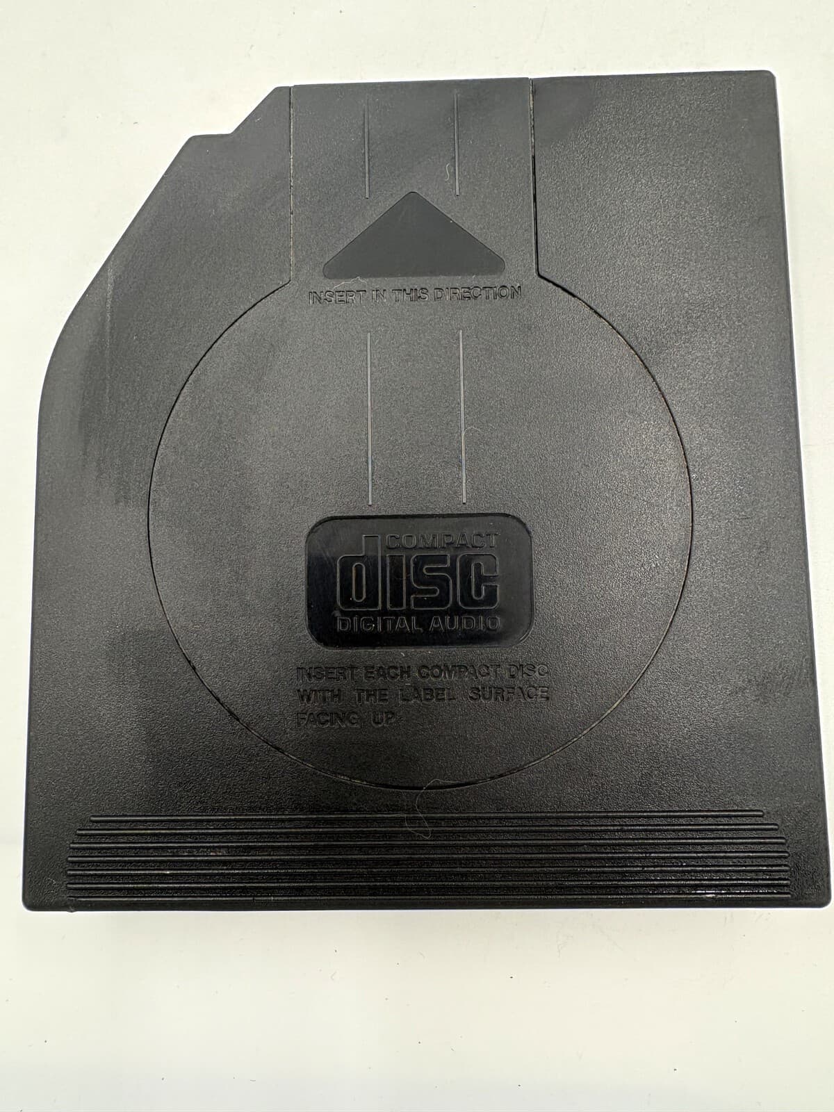 6-Disc Compact Disc Magazine CD Changer Cartridge Black Used