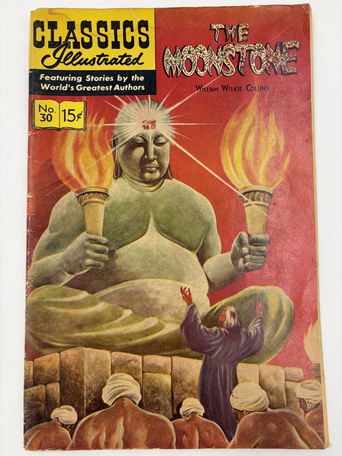 Classics Illustrated #30 The Moonstone 15c September 1965 Vintage Comic