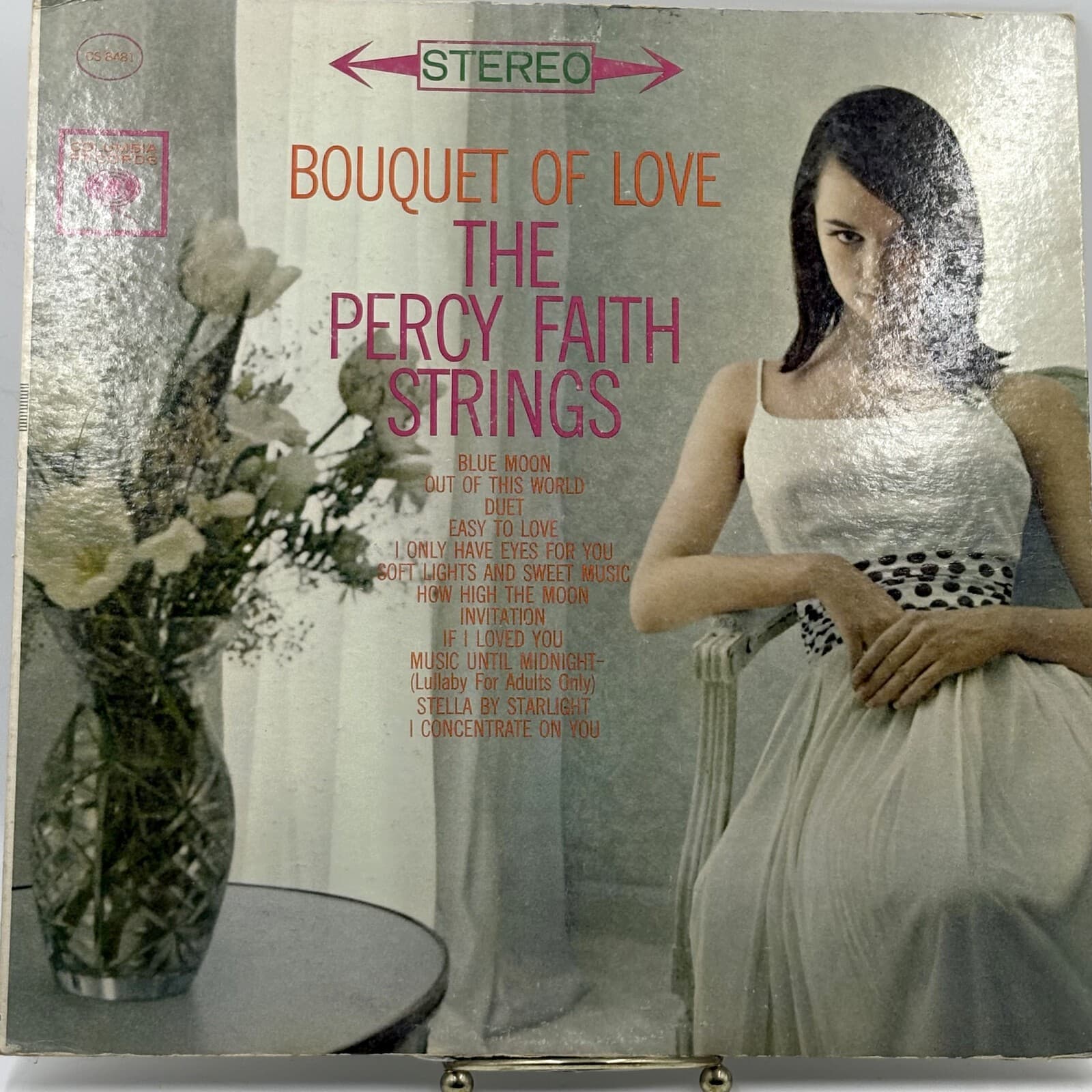The Percy Faith Strings Bouquet Of Love LP Columbia CS 8481 Stereo 1962