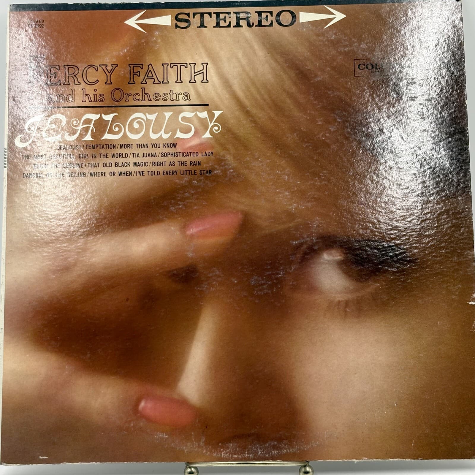 Percy Faith Jealousy LP Columbia CS 8292 Stereo 1960 Vinyl Record