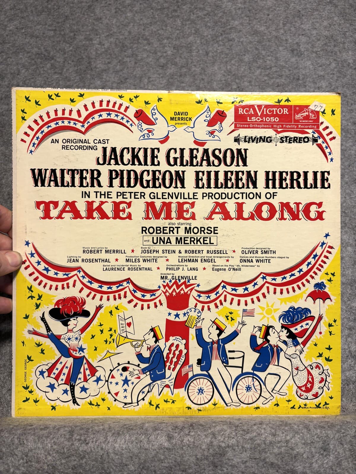 Take Me Along Original Cast 1959 RCA Victor LSO-1050 Stereo LP