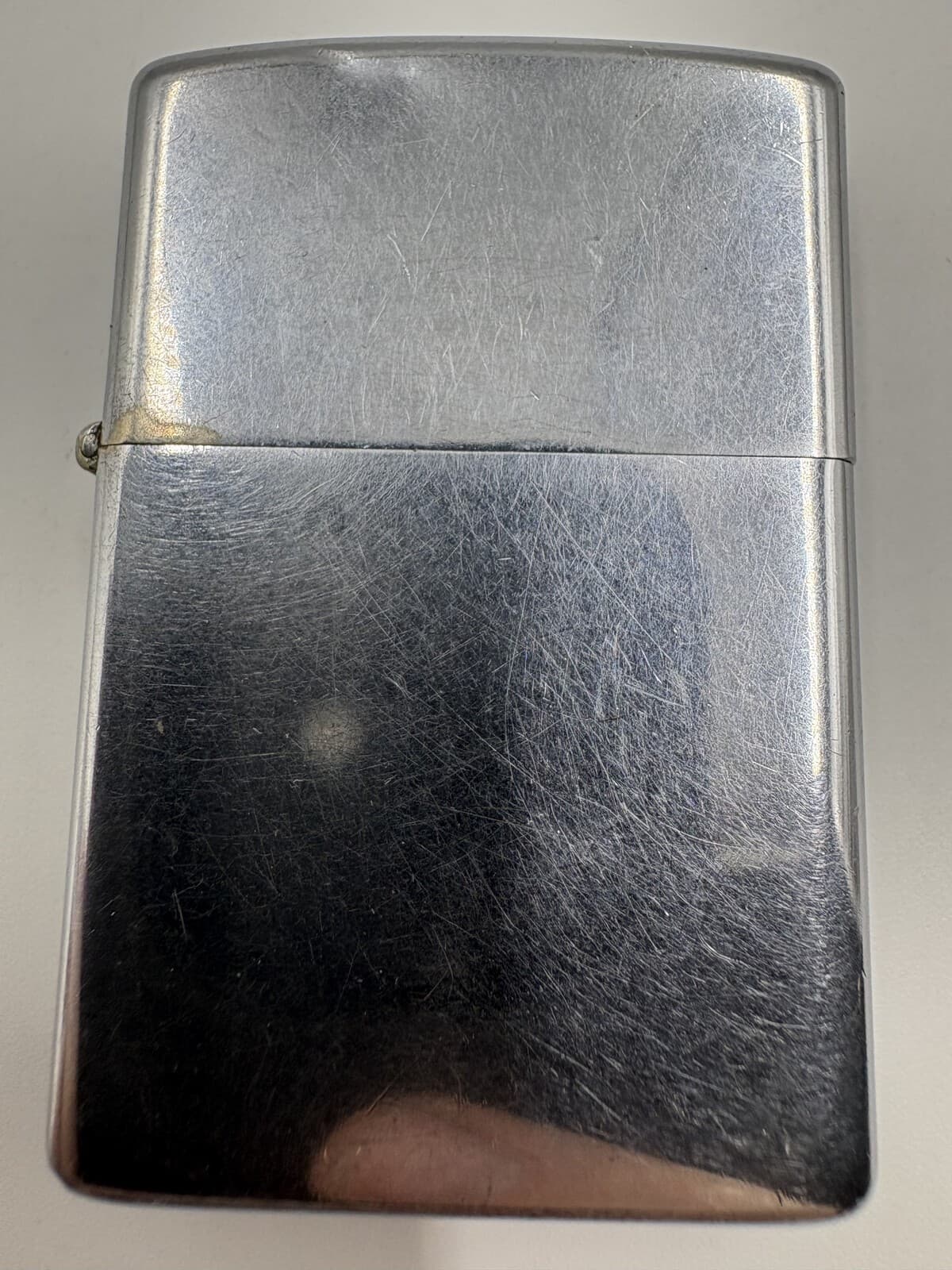 Zippo Lighter Brushed Chrome Full Size Plain Case Bradford PA USA