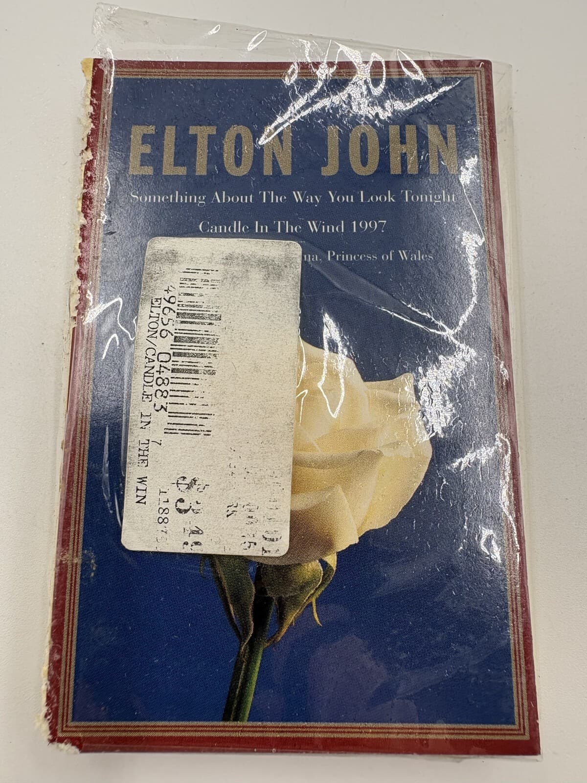 Elton John Candle in the Wind 1997 Cassette Single Rocket Damaged Package