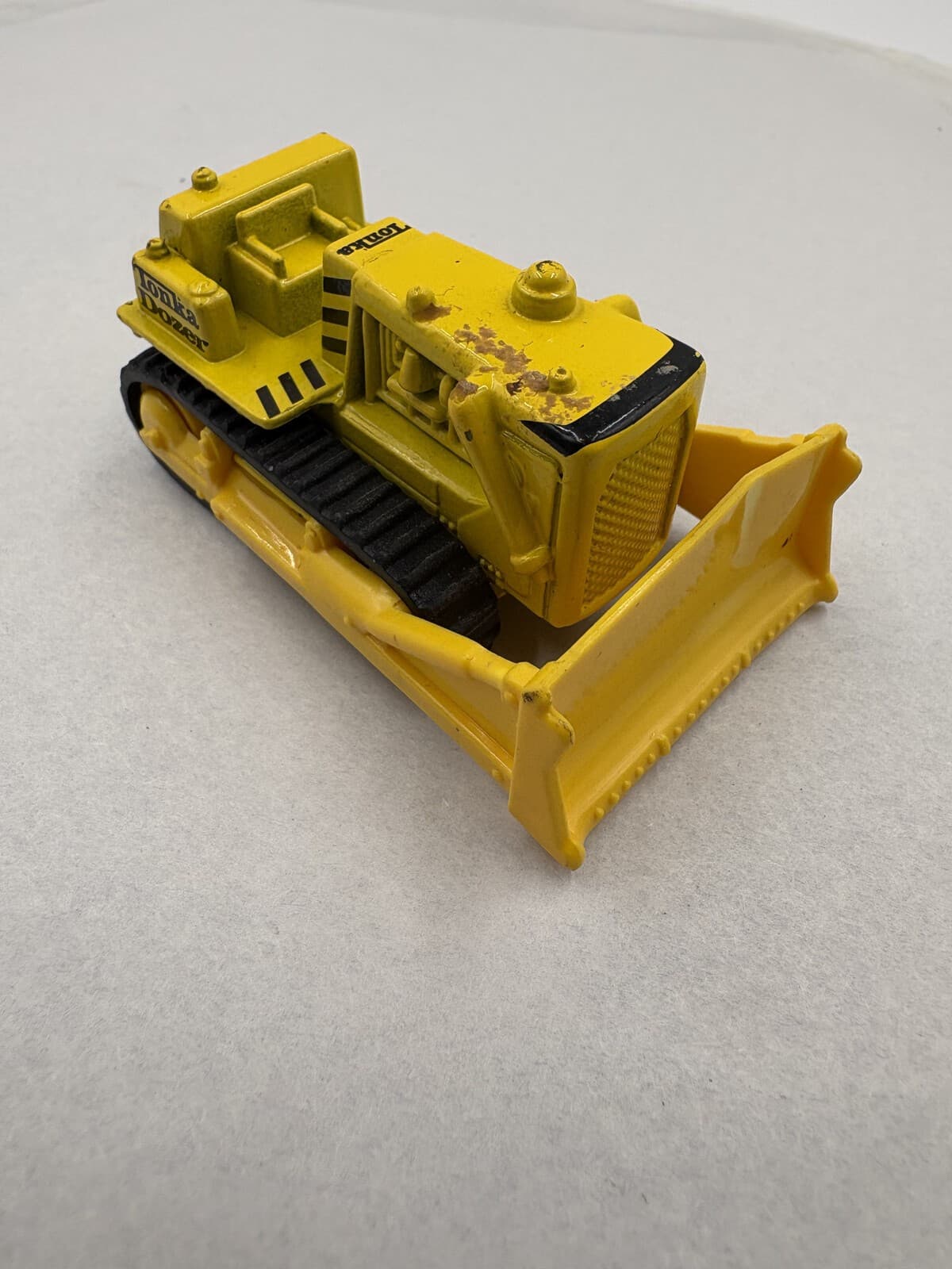 2000 Maisto Tonka Collection 2 Diecast Bulldozer Dozer 1:64 Yellow Loose