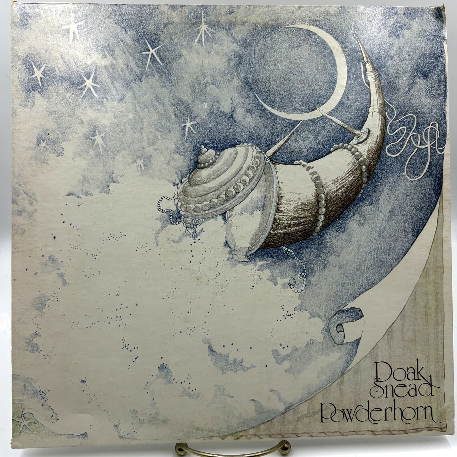 Doak Snead Powderhorn LP Vinyl Hearsay Records HRA 11679 w/ Inserts