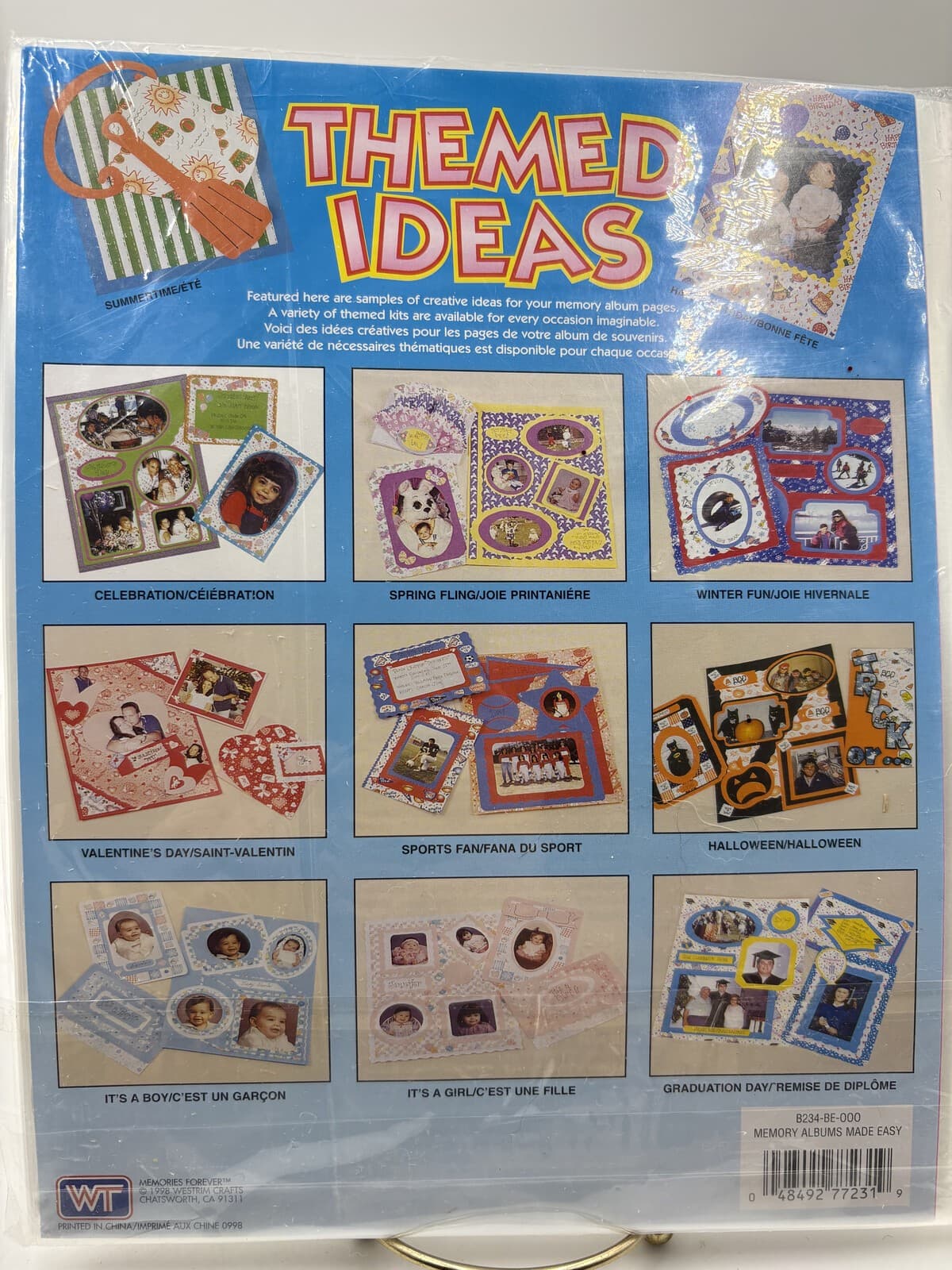 Westrim Memories Forever Themed Ideas Scrapbook Page Kit 12x12 B234