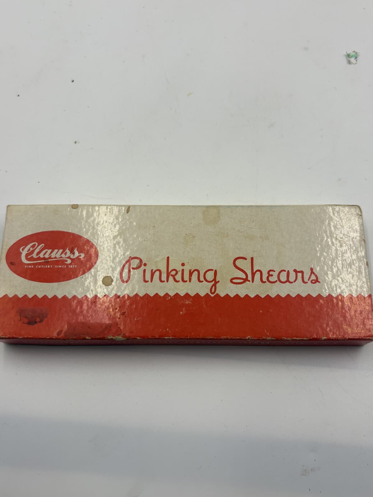 Vintage Clauss Model No. 4 Pinking Shears w/ Original Box USA