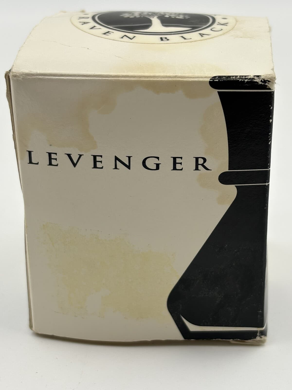 Levenger Raven Black Fountain Pen Ink 50 mL Bottle w/ Original Box