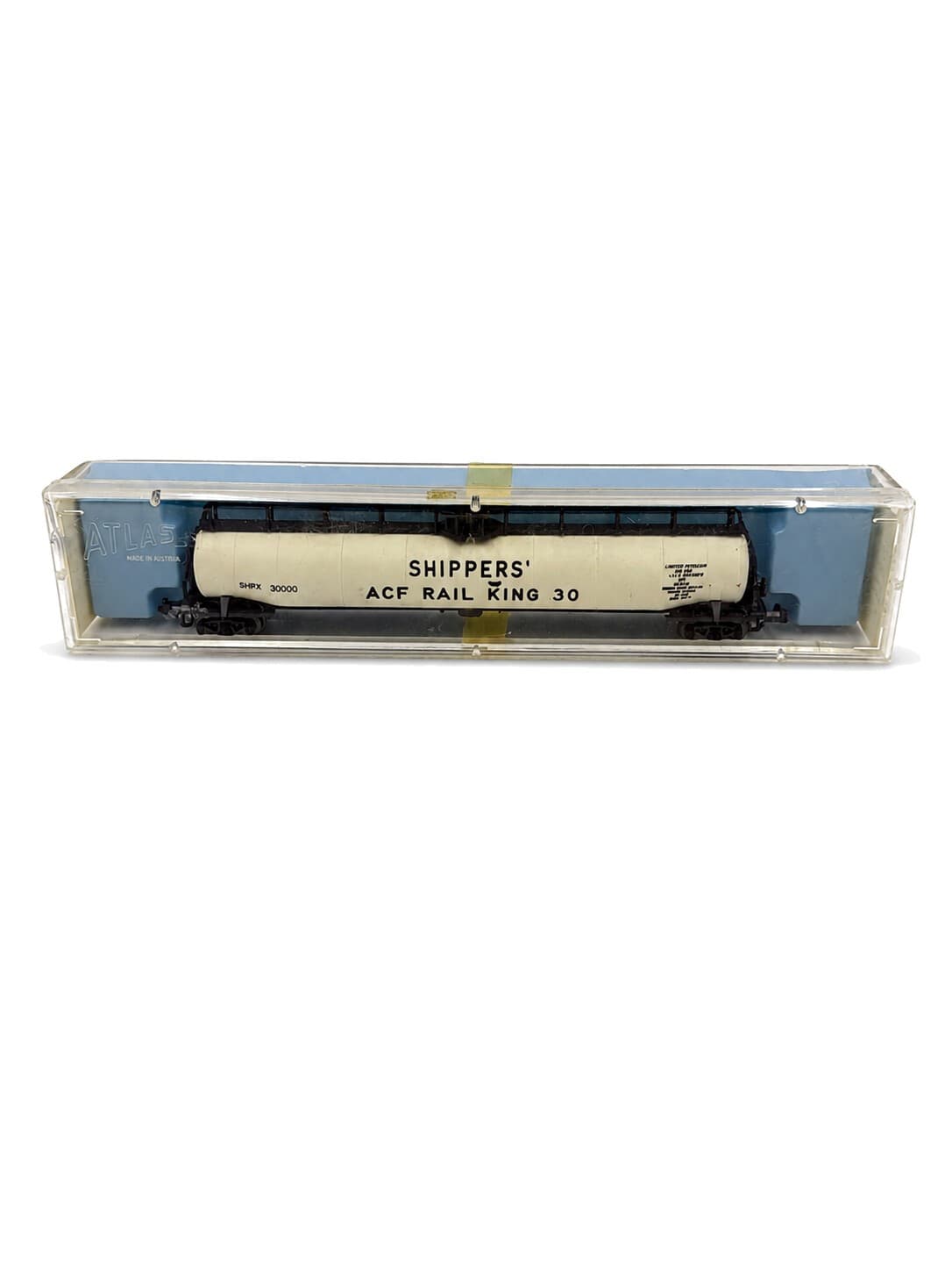 Vintage Atlas 2346 N Scale Shippers' ACF Rail King 30 Jumbo Tank Car