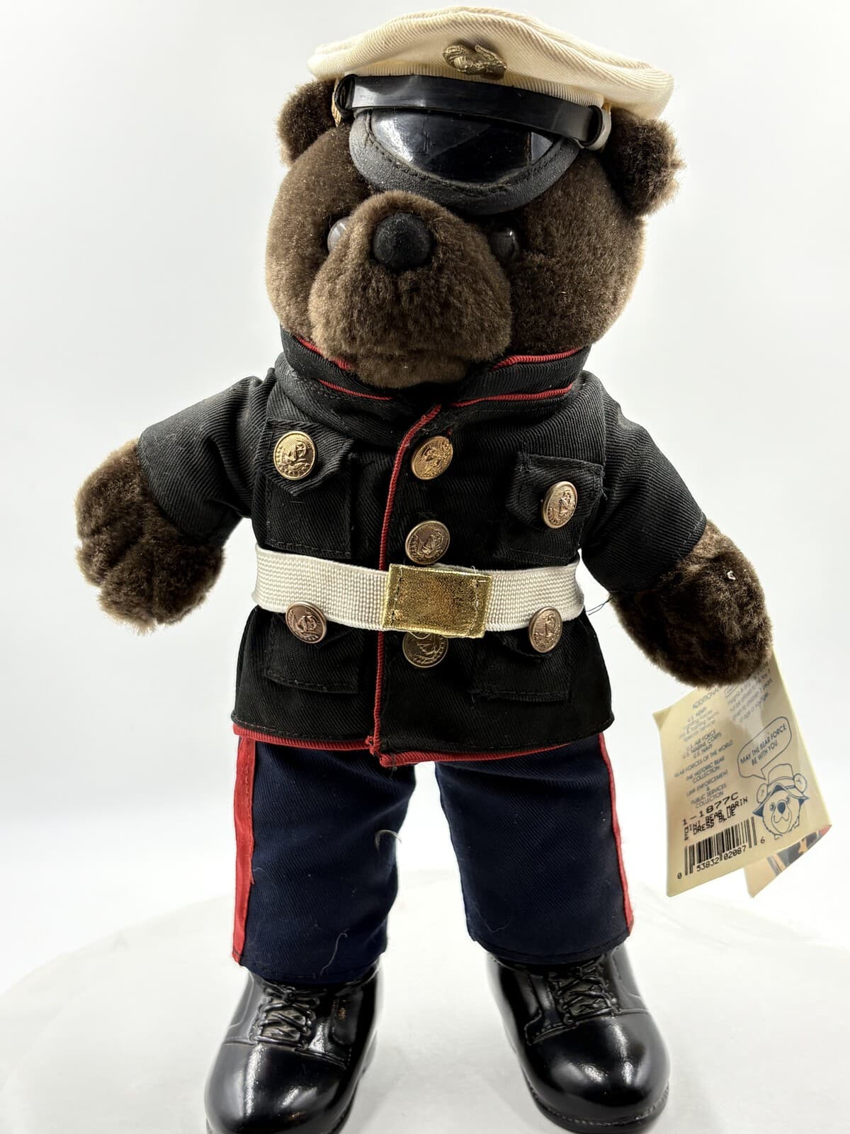 Vintage Ira Green Bear Forces of America USMC Marine Dress Blues 10"