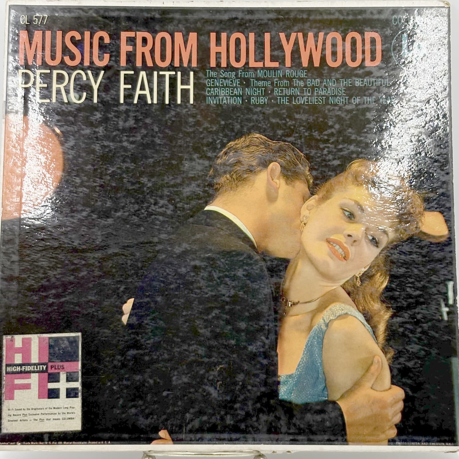 Percy Faith Music From Hollywood Columbia CL 577 Mono LP Record