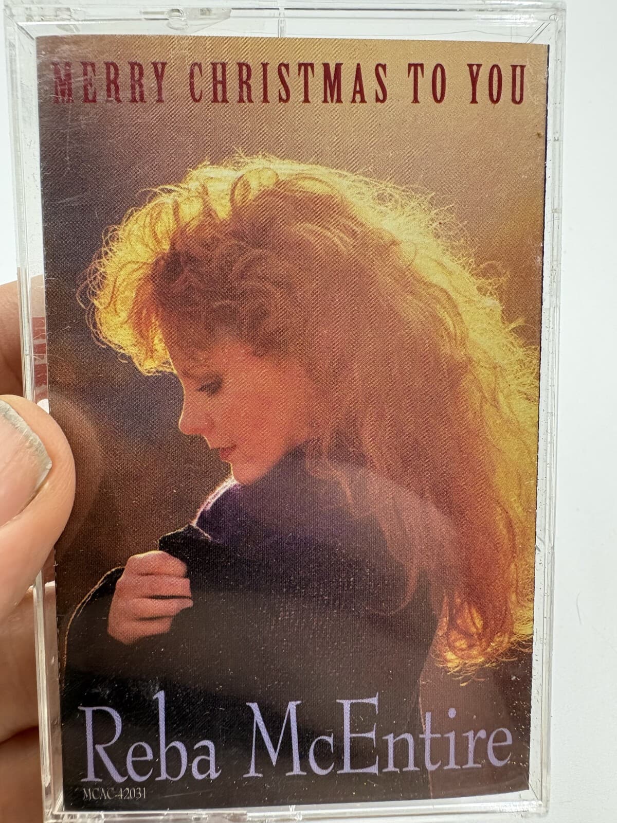 Reba McEntire Merry Christmas to You Cassette 1993 MCA MCAC-42031